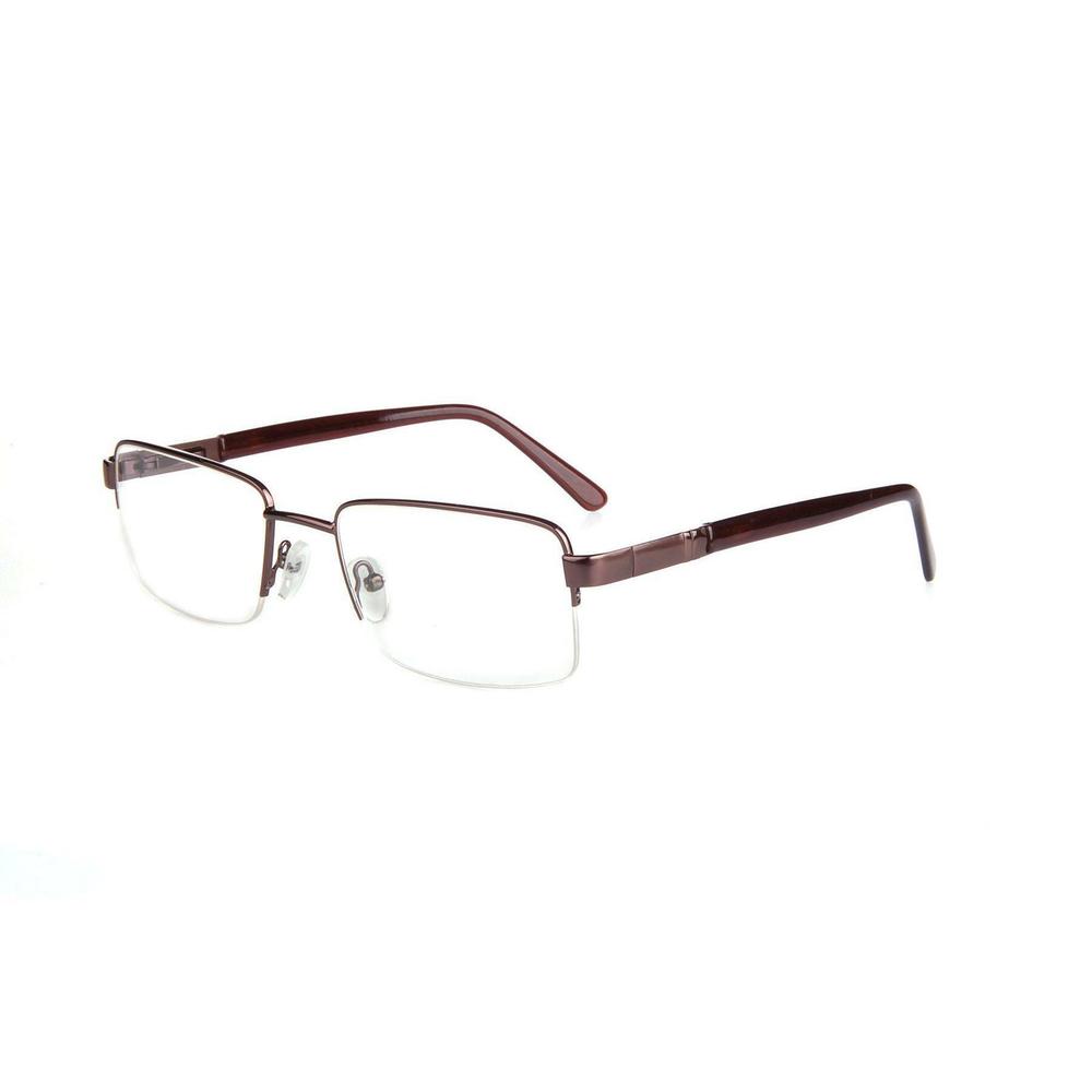 NEW HORIZON EYEWEAR Brown BEACON Eyeglasses 56/19/140